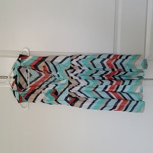 Breezy chevron summer dress